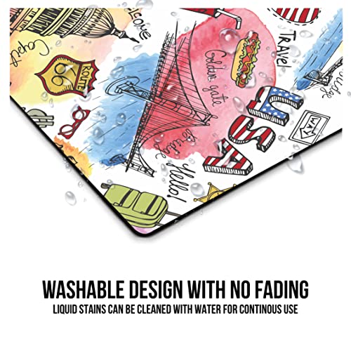 Image of PAPER PLANE DESIGN Mousepad All Purpose Gaming Mouse Pad Design 27 (D)