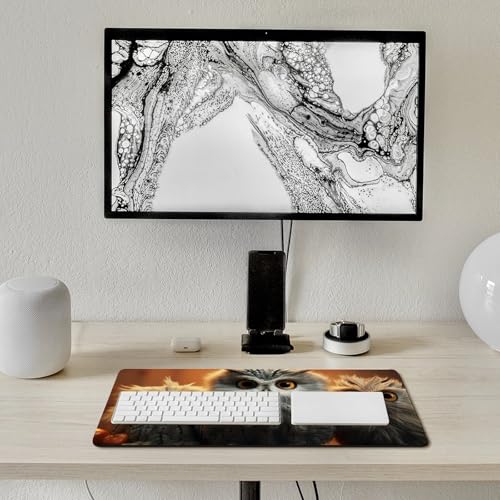 Cute Owl Gaming Mouse Mat Large Desk Pad 60 x 30 cm miniatura 7