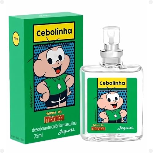 Colônia desodorante masculino teen Cebolinha Turma da Mônica 25ml em spray Jequiti
