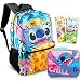 Disney Lilo and Stitch Backpack and Lunch Box Set - School Supplies Bundle with Backpack, Lunch Bag, Stickers and More (Stitch School Supplies)
