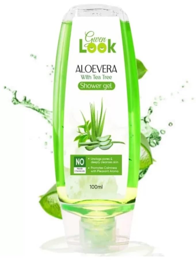 Image of Glowhouse Aloe Vera Shower Gel Body Wash Goodness Of Lemon For Soft Glowing Skin 100ml Pack of 3