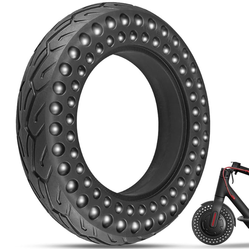 Pneu plein 10x2.0 increvable de rechange pour Xiaomi M365 et Gotrax