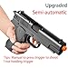 Semi-Automatic Look Real Toy Red with Shell Ejecting Toy Gun Pistol Toys Play Blaster Realistic Model Soft Bullet Gift with Ejection Round Fake Gun Model Quick Shoot Game