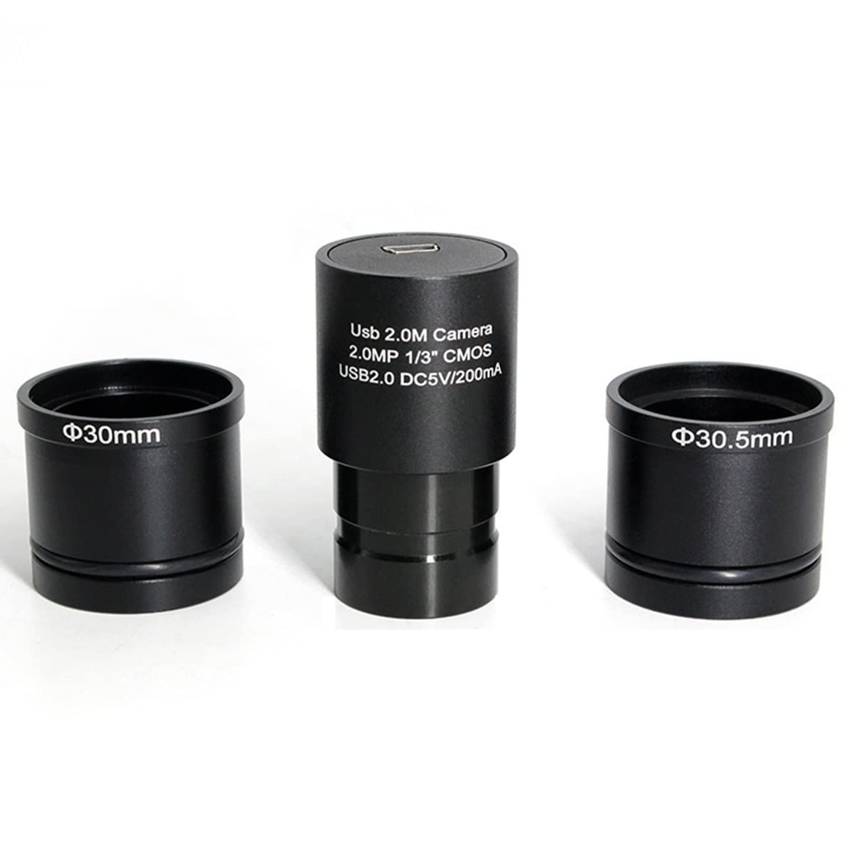 Microscope 2MP Or 5MP HD USB Camera Microscope Electronic Digital Eyepiece with Adapter Ring(5.0 MP)