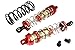 C31828RED Alloy Machined HD Big Bore Shocks (2) 90mm for 1/8 Scale Off-Road