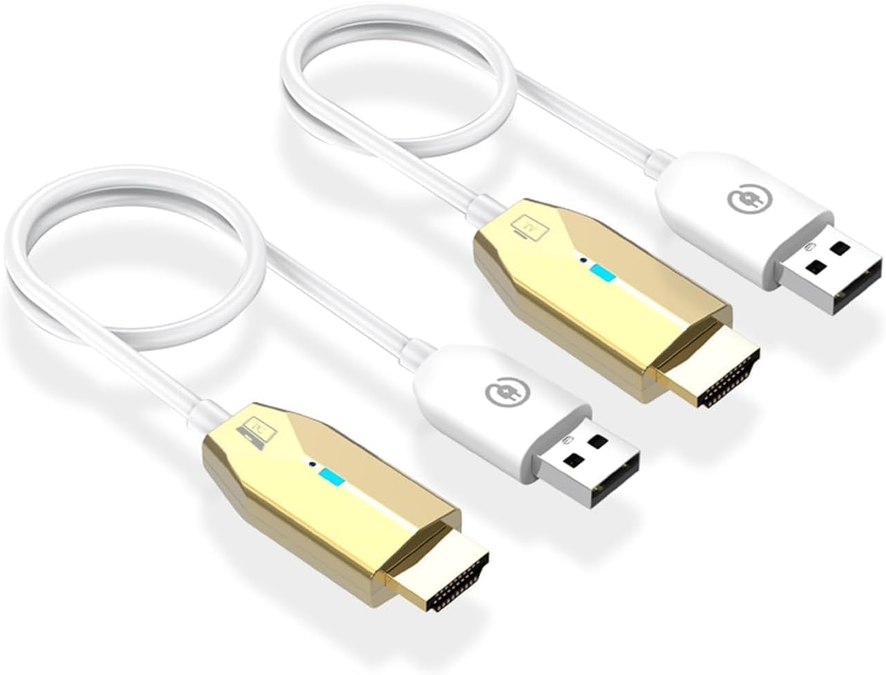 Wireless HDMI Transmitter and Receiver, Portable 1080P HDMI Extender 164FT/50M Range, Plug&Play, for Laptops, TV Box, PS4/5, Cameras to Project to TV/Projector/Monitor/Video Audio Transmission