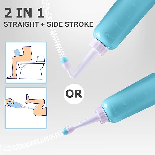 Miniatura 8 de Botella de cuidado posparto, botella de lactancia invertida, bidé de viaje, lavado para mujer y madre y bebé, botella de bidé personal de mano 2 en