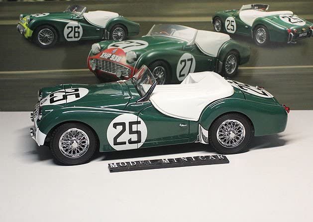Amazon | 入手困難KYOSHO 1/18 Triumph TR3S #25 京商 | ミニカー