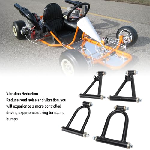 6-Zoll-Vorderradaufhängungs-Stoßdämpfer-Schwingen-Set, Metall-Schwingenarm-Baugruppe für 100, 150, 200, 4, Quad, Go-Kart