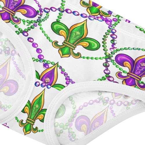 Fleur De Lis Purple Girls Underwear Toddlers 2t Cotton Cute Panties Girl Fun Kids Briefs Undies4