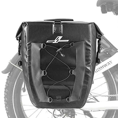 Sac de vélo de grande capacité 27L Himiway sacoche imperméable avec housse