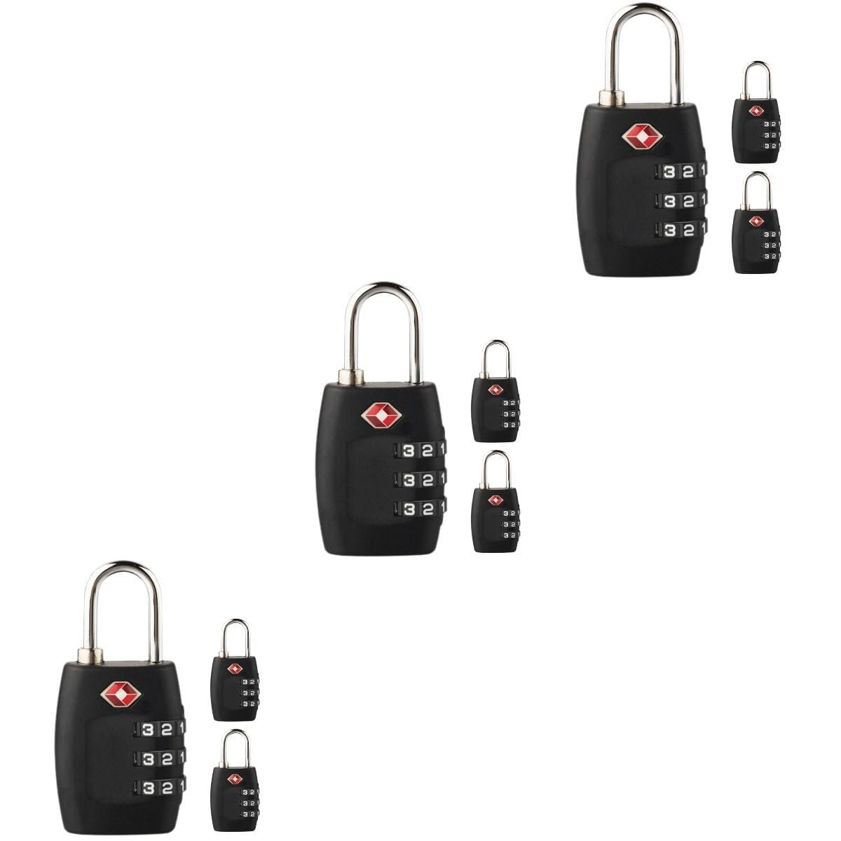 Angoily 9pezzi Serrature Combinazione Per Valigie Per Facili Usare e Personalizzabili Adatte Per e Borse