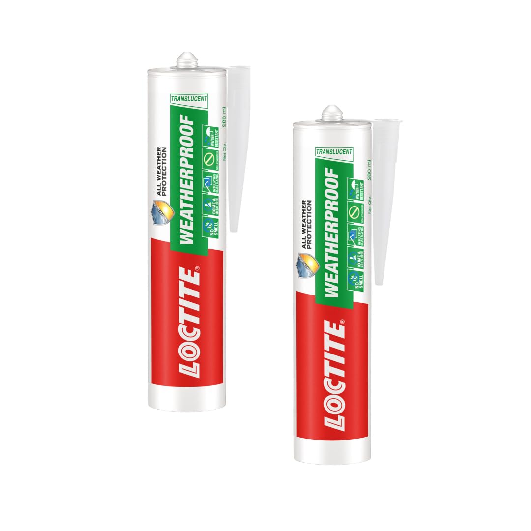 Loctite Weatherproof sealant(Black), neutral, indoor & outdoor, ACP, glass, glazing, tiles, ultra fast drying, heat resistant, no stringing, waterproof silicone adhesive, tile grout, 280 ml product image 12