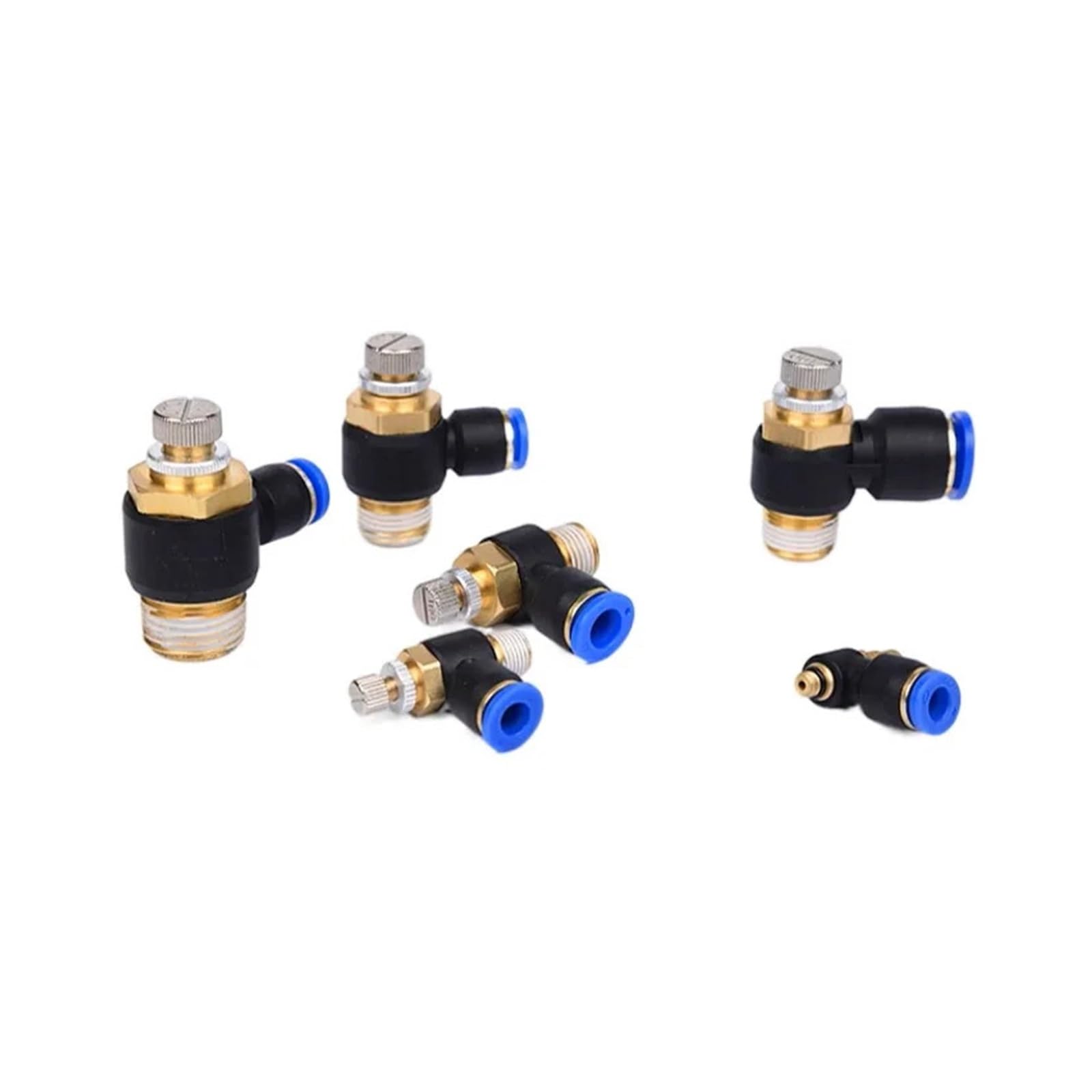 Vanne limiteur de débit pneumatique 10mm 3/8 anti-fuite pour stabiliser la vitesse de l'air