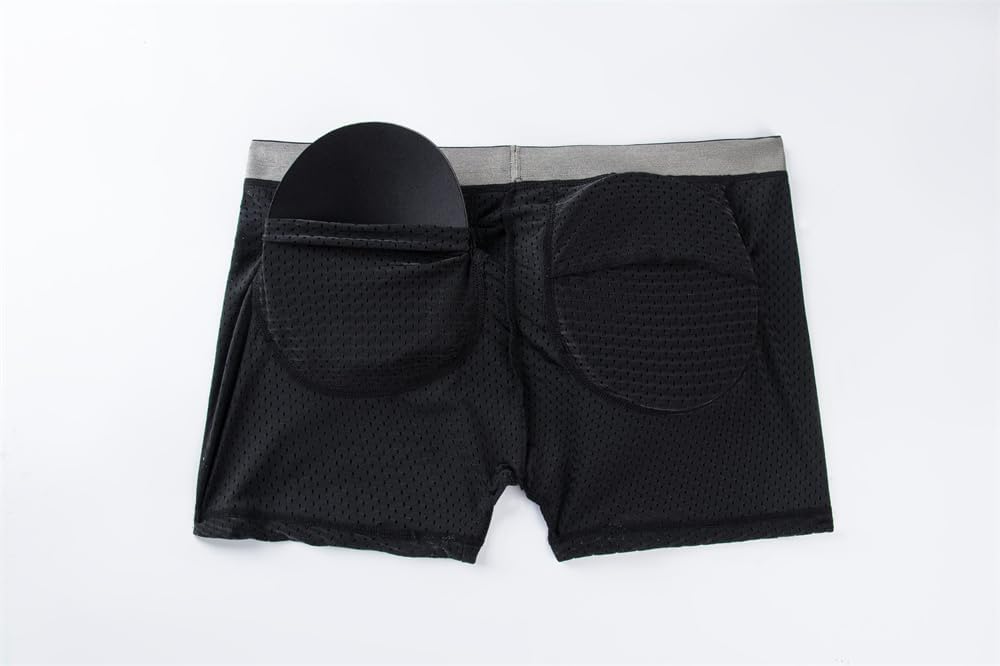 JOCKMAIL Mesh Mens Underwear Boxer Back Mens Padded Underwear Boxer with Hip Pad Men's Boxers - Image 5