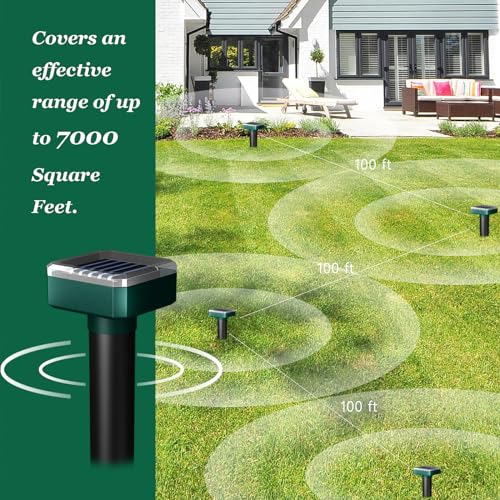 Solar Deer Repellent Devices,Deer Repellent,Deer Repellent for Plants&Trees,Deer Noise Repellent Devices,Electronic &Waterproof,Garden&Outdoor Use (4) by INENNT - Image 3