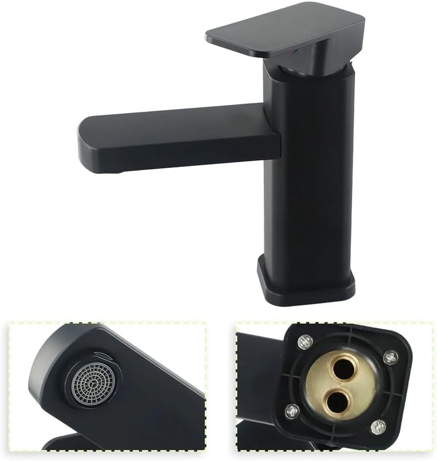 Bathroom Faucet Hot&amp;Cold Mixer Tap Deck Mounted Bathroom Basin