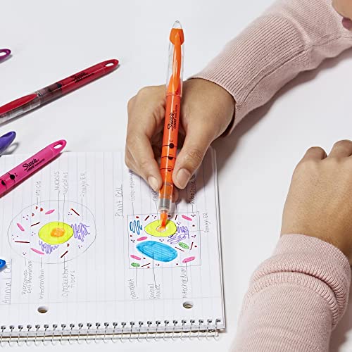 Image of Sharpie Accent Accent Liquid Pen Style Highlighter, Chisel Tip, Fluorescent Orange, 12 /Pack (1754466)
