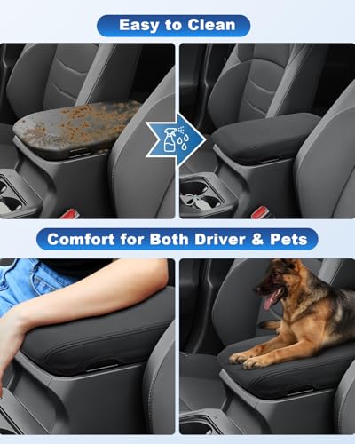 Image of CDEFG for 2026 Subaru Solterra Center Console Cover, for 2026 Subaru Solterra (Premium /Limited /Limited XT /Touring XT) Accessories Armrest Cover Middle Console Protector