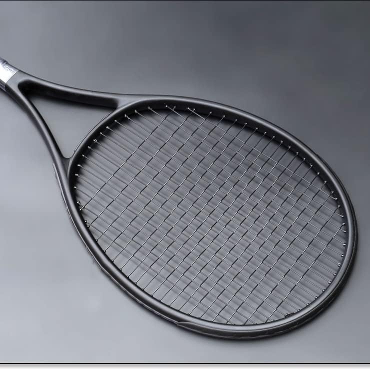 Miniatura 7 de 40-55 LBS Ultraligero Negro Raquetas de Tenis de Carbono Pádel Encordado 4 38 Raqueta de Tennisraqueta