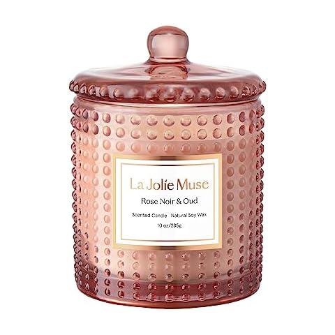 La Jolíe Muse Wild Rose Candle with Gift Packaging Cover