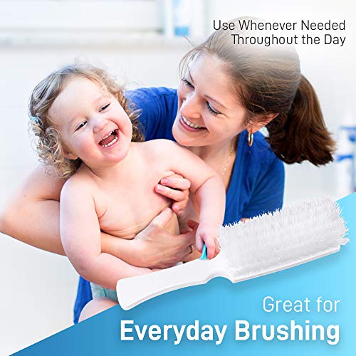 Fuller Brush Baby Pro Ultra-Soft Nylon Bristle Hairbrush For Babies Or Those With Sensitive Scalpes. - No Frizz Wet And Dry Styling And Smoothing Hair Brush W/ Wavy Bristles And Easy Grip - Safe Gentle Comb For Babies #TOP5