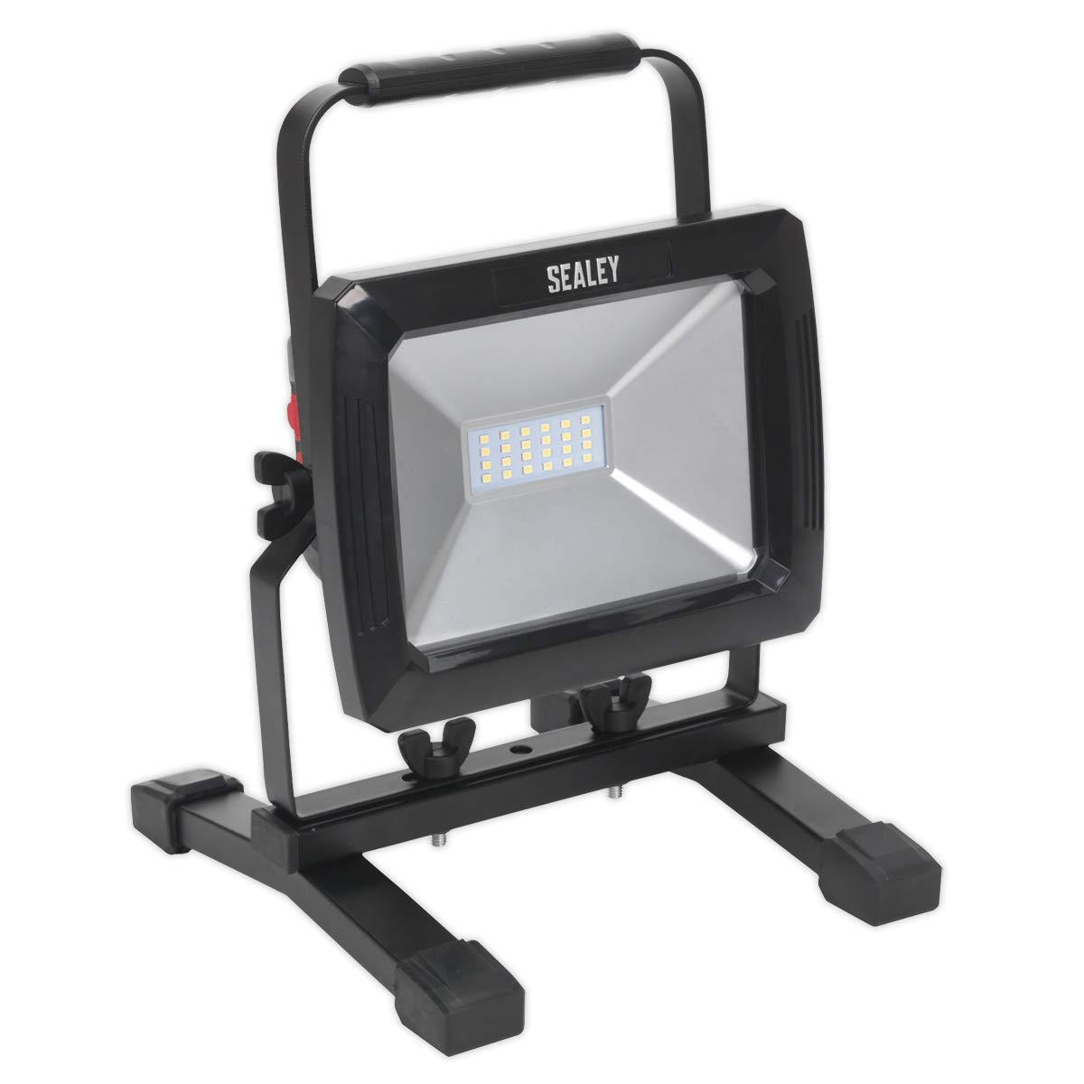 Sealey Black Led085 Rechargeable Portable Floodlight 20W Smd Led