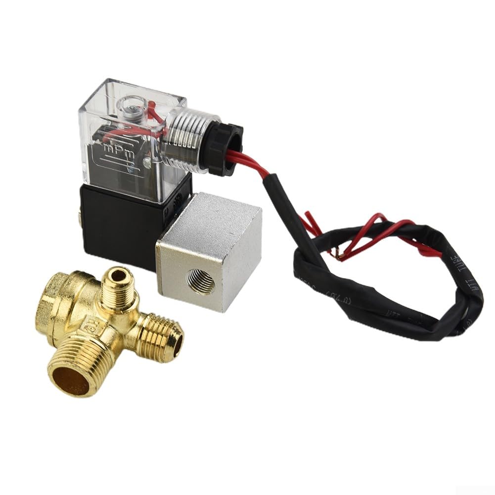 Emiif Magnetventil – 12 V DC, G1/4″, Stumm, Öl Produktbild-Vorschau 4