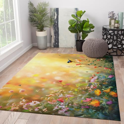 Tapis de jardin printanier lavable pour un salon impeccable sans effort - 2