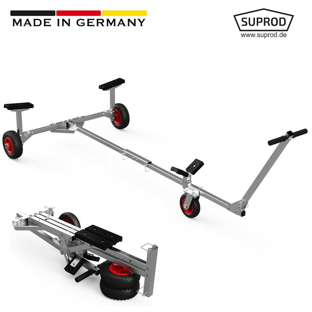 Carrello alaggio Pieghevole per Barca SUPROD TR200, PU, Ø 200 mm