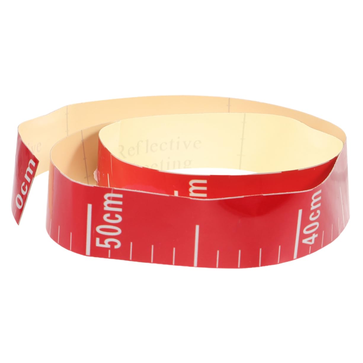 LALAFINA Self-Sticky Water Level Gauge Sticker Measuring Tape Adhesive Backing for Tanks Oil Water Material for Precise Measurement