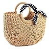 YXILEE-Summer-Beach-bagHandmade-Large-Straw-Tote-Bag-Womens-Handbag YXILEE Summer Beach bag,Handmade Large Straw Tote Bag Womens Handbag
