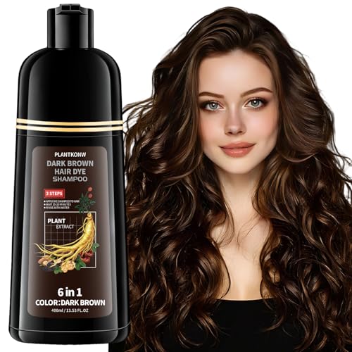 Plantkonw Dark Brown Hair Dye Shampoo