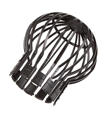 desagues pluviales de terrazas 20 Windhager 07124 - Cubierta para canalones de canalón, protección para canalones, colador para canalones, Protector de Hojas para canalones, Color Negro