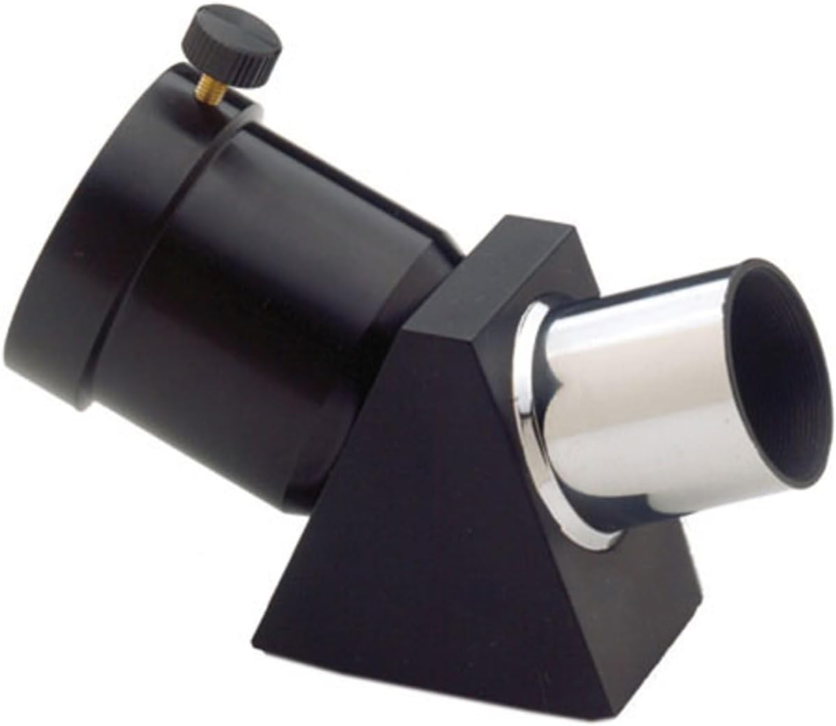 94112-A Erect Image Diagonal Prism for Refractor and Schmidt Cassegrain Telescopes, Black