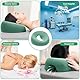 WDKXCN Massagekissen Kopf Loch, U-förmiges Massage Kopfstütze für Bett mit Kissenbezug, Gesichtskissen Massage Memorys-Schaum, Kopfkissen mit Loch für Spa Salons Schreibtische Tische Massagebett(Grün)