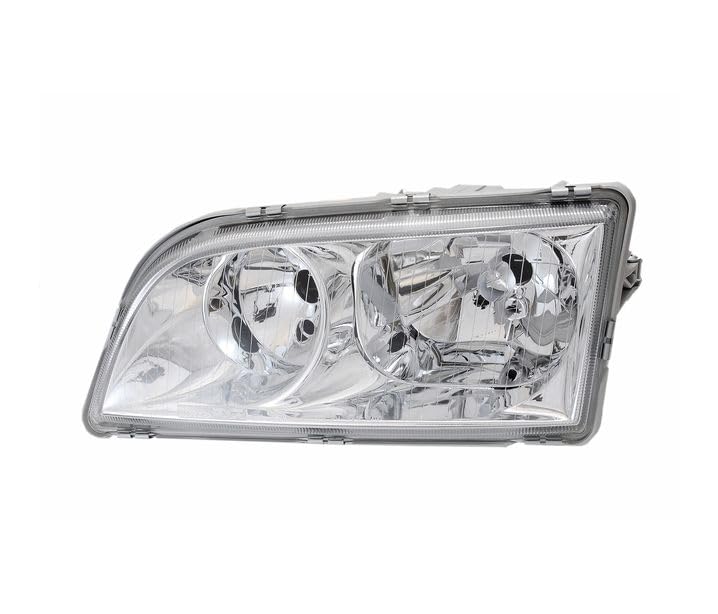 Phare avant gauche Volvo S40 optique de rechange pour modèles 1998 1999 2000 2001 2002 2003 chrome