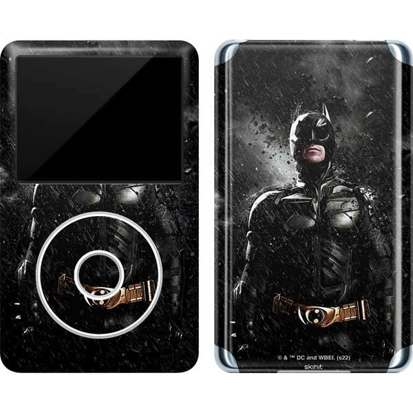 Skinit Decal MP3 Player Skin Compatible with iPod Classic (6th Gen) 80GB - Officially Licensed Warner Bros The Dark Knight Rises Raining Design