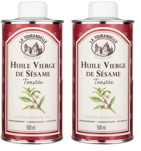 La tourangelle Huile Vierge de Sesame 500 ml (Lot de 2)