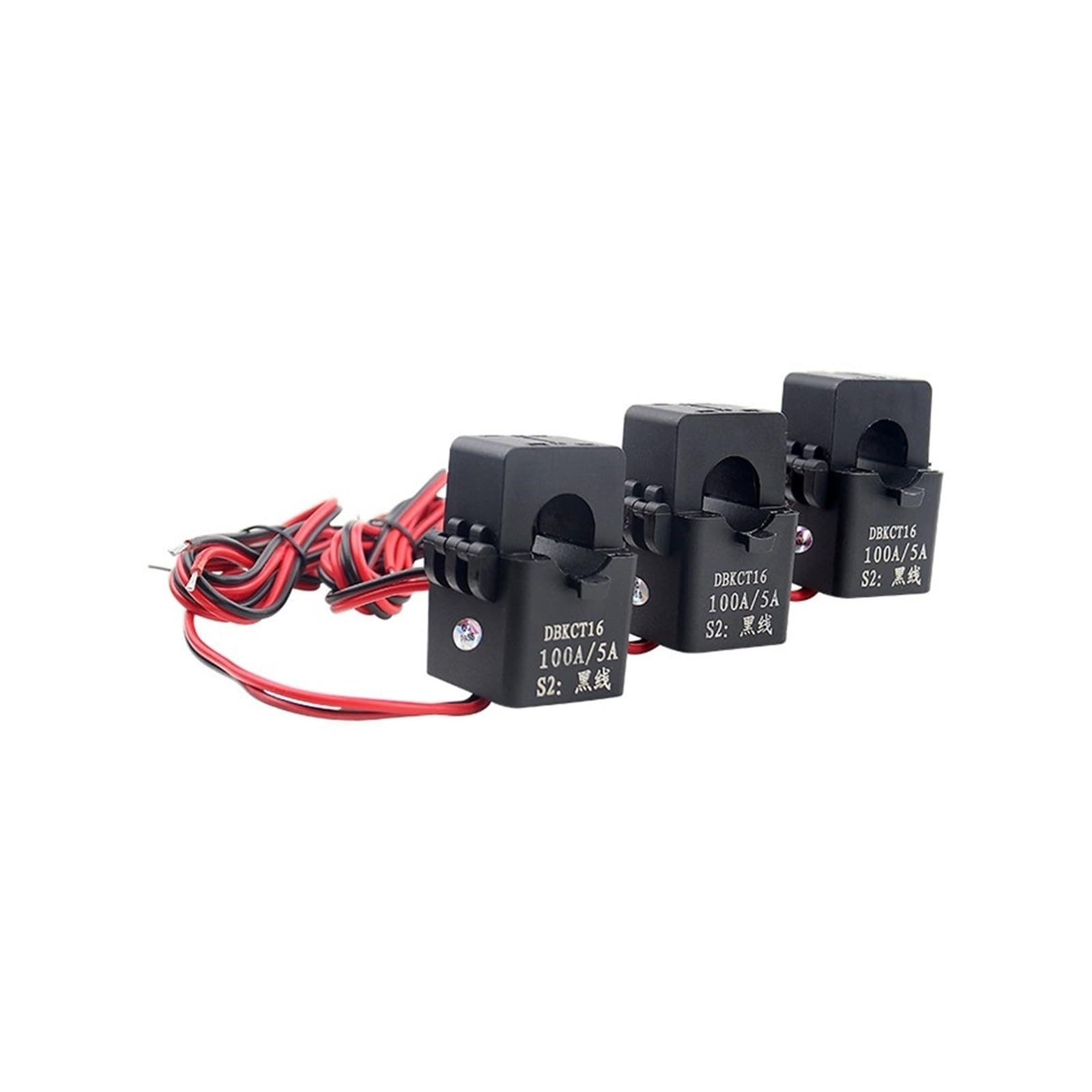 NACODLUL 3PCS Split Core Current Transformer DBKCT16 AC Current Sensor Clamp On Current Transformer(150A 5A)