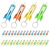 Helicopter Flashlight Keychain Rocket LED Flashlight for kids Space Party Favors Helicopter Key Ring Astronaut Party Favors（60 Pcs）