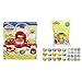 Hasbro Play-Doh La Pizzeria con Pack di 15 Vasetti, Playset a Tema Pizzeria con 5 Vasetti e 15 Vasetti di Pasta da Modellare