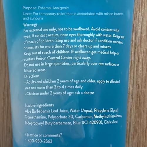 ALOE UP Aloe Ice Sunburn Relief Jelly - Face and Body Organic After Sun Gel - With 96.6% Pure Aloe Vera Gel - Reef Safe - Alcohol- and Fragrance-Free - 4 Oz - Image 3
