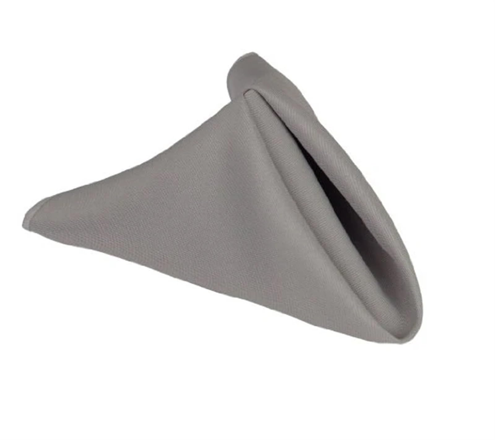 Servilletas de Tela Servilletas cuadradas for el Restaurante de Boda Borgoña Blanco Blanco 10pcs 40 cm Servilleta (Color : Sliver)
