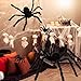 Colovis Halloween Spider Decorations, 10 PCS Assorted Sizes Spiders Outdoor Halloween Decorations Realistic Large Hairy Scary Spider Props for Indoor, Home, Yard, Party Decor