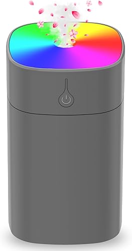 Mini humidificadores de 13.5 fl oz para dormitorio, difusor de aroma portátil para el hogar, humidificador de plantas pequeñas, difusor de aroma de