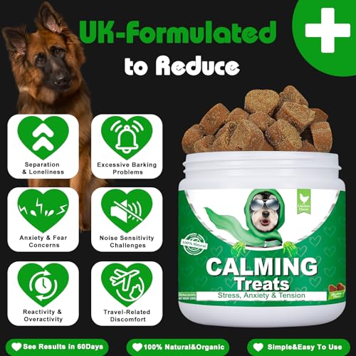 Bailey & buddies Calming Dog Treats - 100% Natural Soft Chews Reduce Stress, Fear, Barking, Aggression. Soothes Anxiety for All Breeds & Adult Ages for Small, Medium & Large Dogs - Image 4