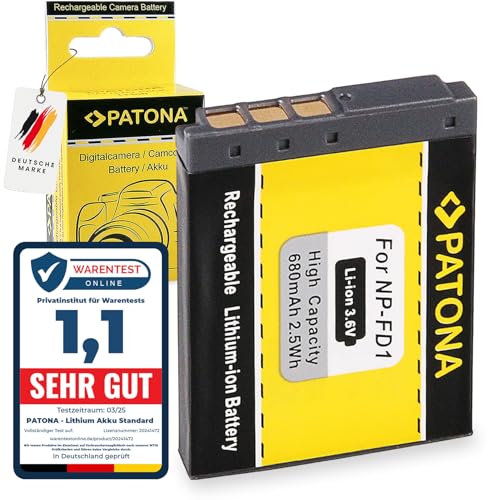 PATONA Batería reemplazo para Sony NP BD1 NP FD1 baterías Compatible con Sony Cybershot DSC G3 DSC T75 DSC T77 DSC T200 DSC T300 DSC T500 DSC T700 DSC T900 DSC TX1