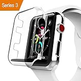 Apple Watch Series 3 Case, Benuo [Defender Series] Protective HD Clear PC Screen Protector [Ultra Thin], Lifetime Replacements Cover Case for Apple Watch Series 3/Series 2/Edition/Nike+ 42mm