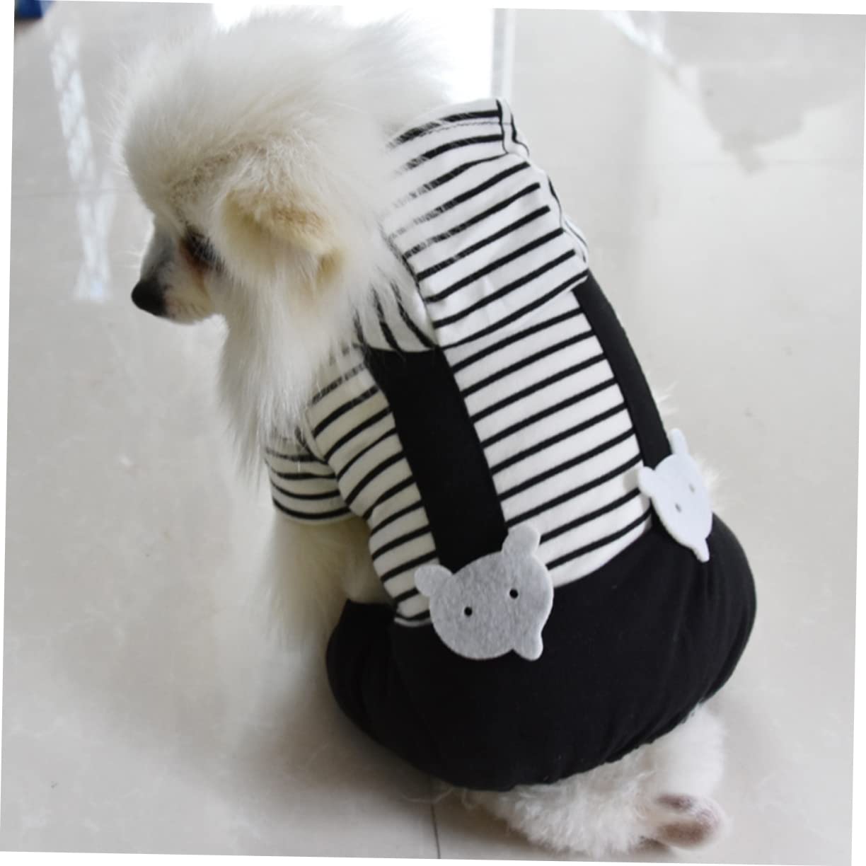 YARNOW 3 Pz costume da cane costume da compagnia vestiti sgargianti giubbotto per cane abbigliamento cane bretella per cani vestiti per cani tenere caldo Tuta da lavoro vestiti del cane